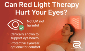 Can red light therapy hurt your eyes?