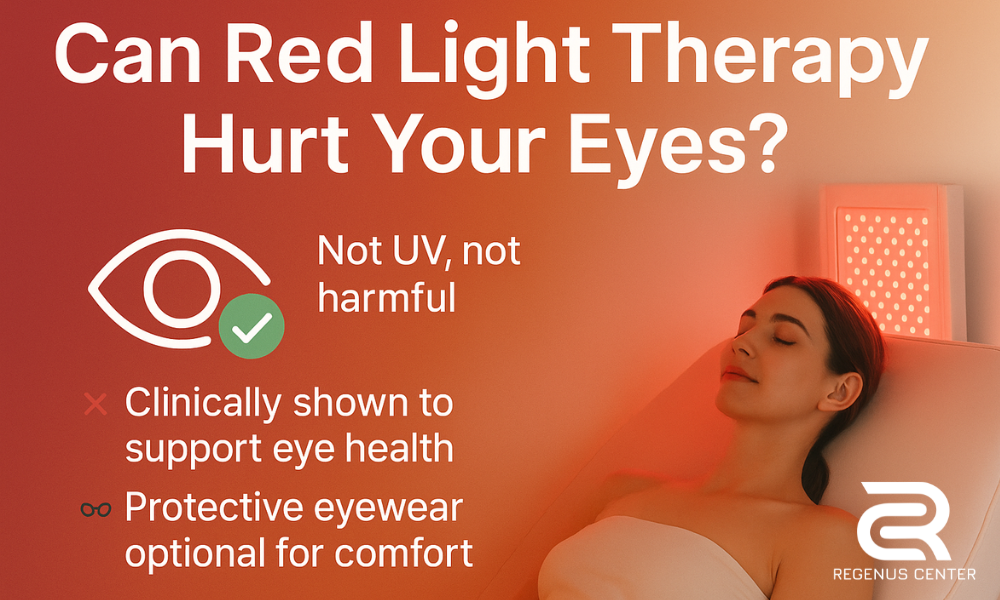 Can red light therapy hurt your eyes?