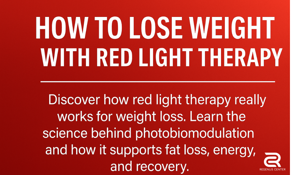 How to lose weight with red light therapy -