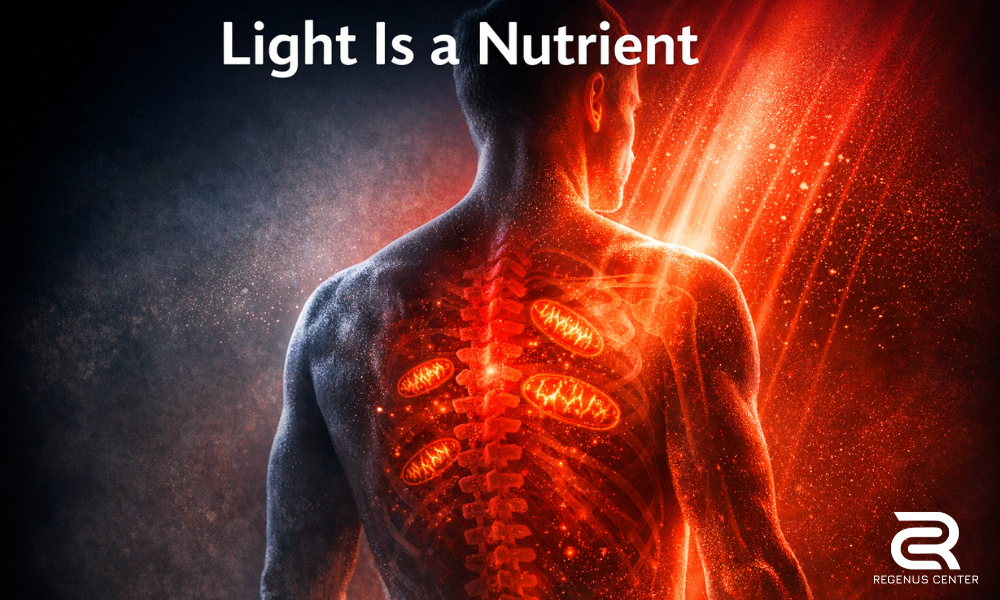 Light is a Nutrient, Get it at Regenus Center