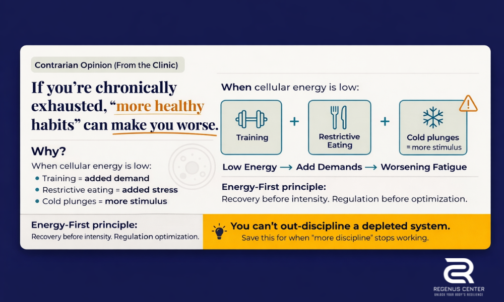 Why some healthy habits can worsen chronic fatigue -