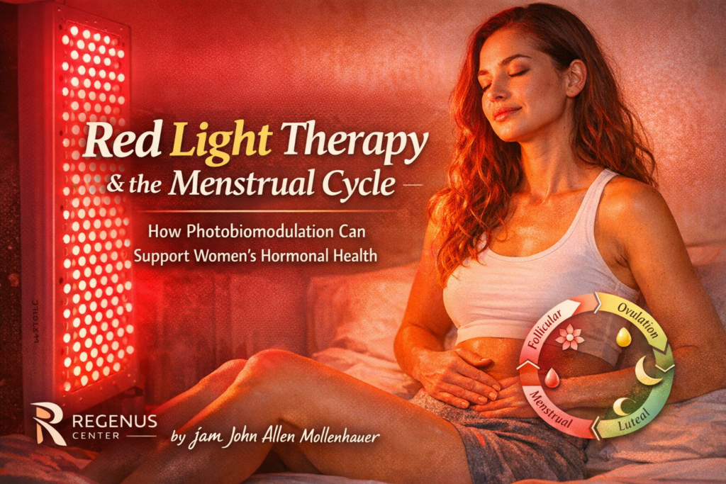 Red light therapy for the menstrual cycle