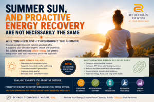 Summer Sun and Proactive Cellular Energy Recovery