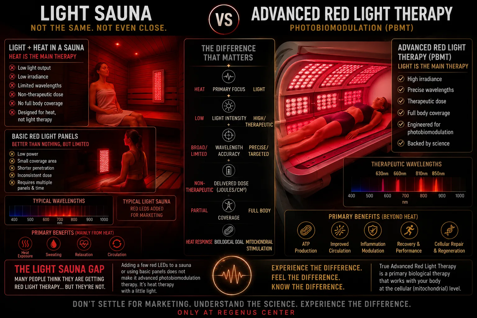 Light Sauna vs Advanced Red Light Therapy