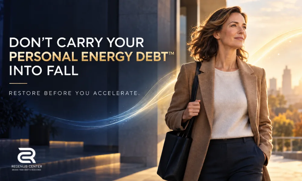 Personal energy debt: Restore before you accelerate