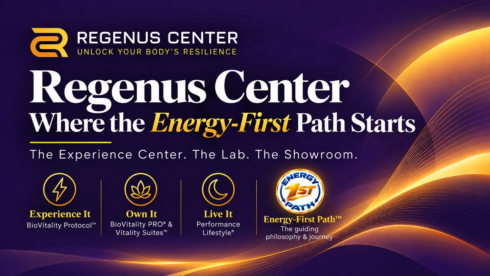 The Energy-First Path Starts at Regenus Center